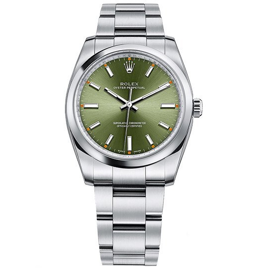 Replica Rolex Oyster Perpetual 34 mm Olivgrün Zifferblatt 2016 114200 Replica Rolex Oyster Perpetual 34 mm Olivgrün Zifferblatt 2016 114200