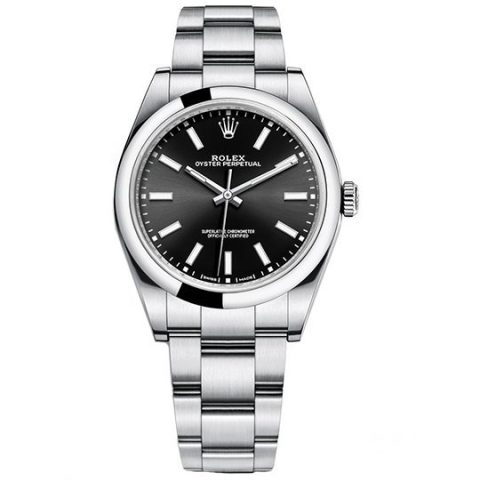 Replica Rolex Oyster Perpetual 39 mm Schwarz Zifferblatt 2018 114300 Replica Rolex Oyster Perpetual 39 mm Schwarz Zifferblatt 2018 114300