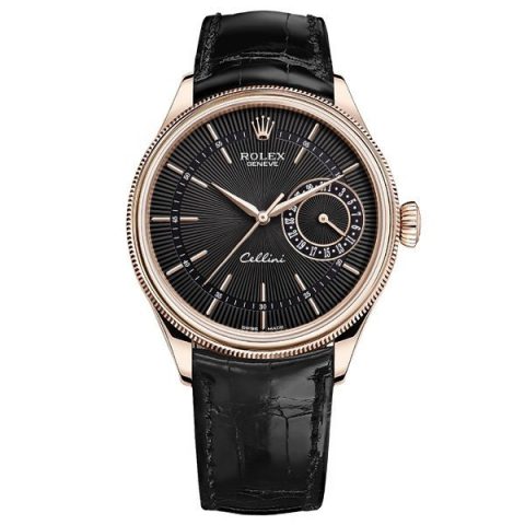 Replica Rolex Cellini Date 50515 Schwarz