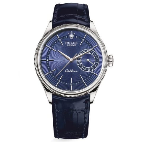 Replica Rolex Cellini Date 50519 Blau