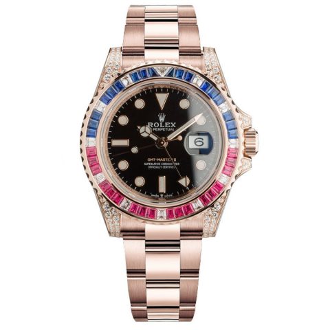 Replica Rolex GMT-Master II Everose-Gold 40 mm 126755SARU Replica Rolex GMT-Master II Everose-Gold 40 mm 126755SARU