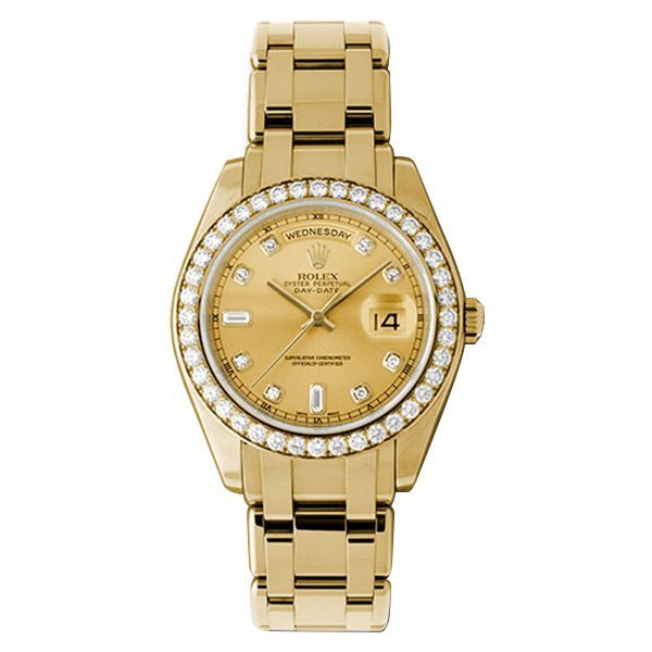 Replica Rolex Day-Date Sonderedition Gelbgold Meisterstück 18948 Champagnerfarben Zifferblatt Replica Rolex Day-Date Sonderedition Gelbgold Meisterstück 18948 Champagnerfarben Zifferblatt