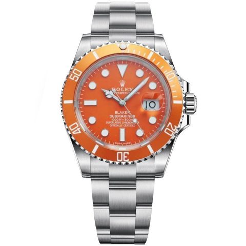 Replica Rolex Blaken Submariner Date 116610LN Blaken Orange