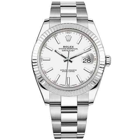 Replica Rolex Datejust 41 Weißgold-Rolesor Oyster 126334 Weiß Indizes Replica Rolex Datejust 41 Weißgold-Rolesor Oyster 126334 Weiß Indizes