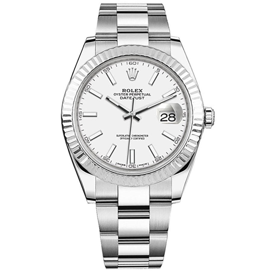 Replica Rolex Datejust 41 Weißgold-Rolesor Oyster 126334 Weiß Indizes Replica Rolex Datejust 41 Weißgold-Rolesor Oyster 126334 Weiß Indizes