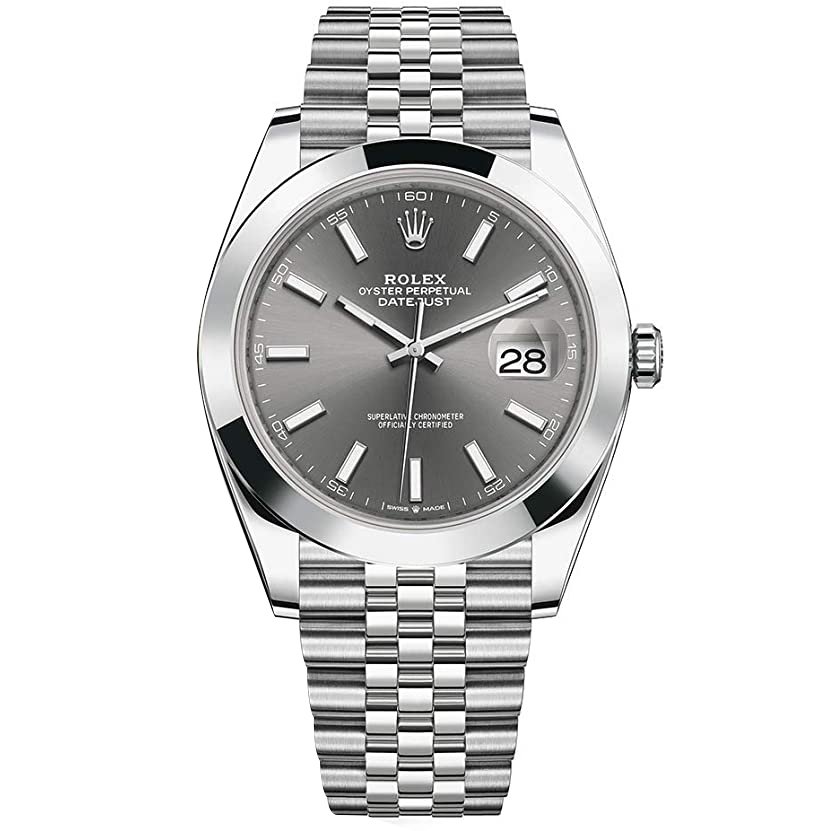 Replica Rolex Datejust 41 Stahl Glatte Lünette Jubilee 126300 Dunkelrhodiumfarben Replica Rolex Datejust 41 Stahl Glatte Lünette Jubilee 126300 Dunkelrhodiumfarben