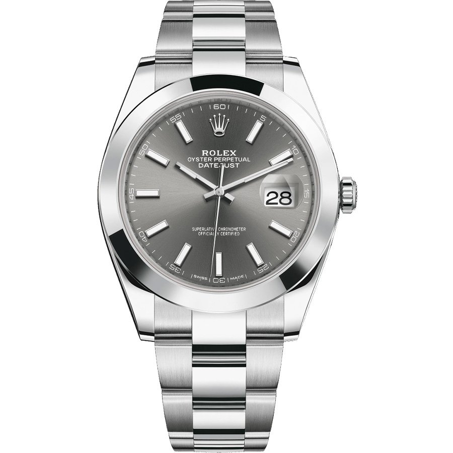 Replica Rolex Datejust 41 Stahl Glatte Lünette Oyster 126300 Dunkelrhodiumfarben Replica Rolex Datejust 41 Stahl Glatte Lünette Oyster 126300 Dunkelrhodiumfarben