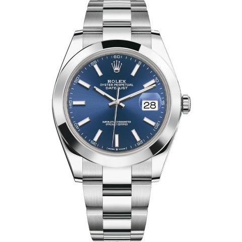 Replica Rolex Datejust 41 Stahl Glatte Lünette Oyster 126300 Blau Replica Rolex Datejust 41 Stahl Glatte Lünette Oyster 126300 Blau