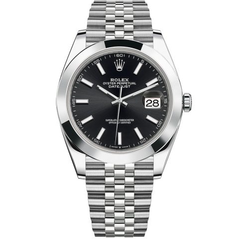 Replica Rolex Datejust 41 Stahl Glatte Lünette Jubilee 126300 Schwarz Replica Rolex Datejust 41 Stahl Glatte Lünette Jubilee 126300 Schwarz