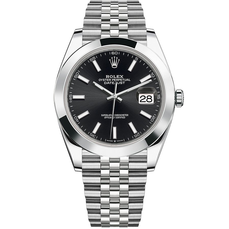 Replica Rolex Datejust 41 Stahl Glatte Lünette Jubilee 126300 Schwarz Replica Rolex Datejust 41 Stahl Glatte Lünette Jubilee 126300 Schwarz