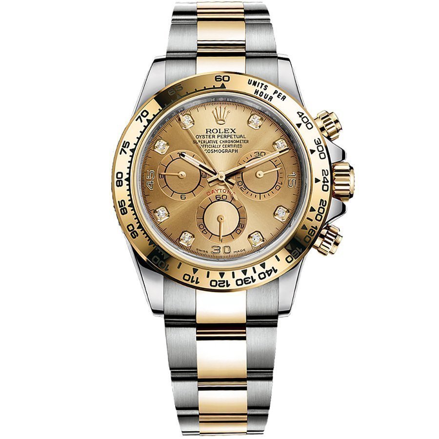 Replica Rolex Daytona Stahl und Gelbgold 116503 Champagnerfarben mit Steinbesatz Replica Rolex Daytona Stahl und Gelbgold 116503 Champagnerfarben mit Steinbesatz