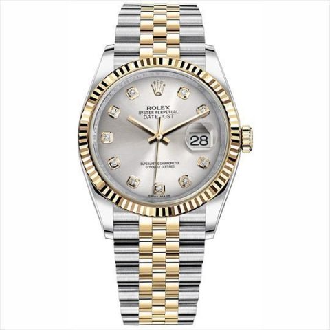 Replica Rolex Datejust 36 Stahl und Gold Gelbgold Geriffelte Lünette 116233 Replica Rolex Datejust 36 Stahl und Gold Gelbgold Geriffelte Lünette 116233