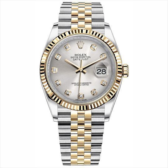 Replica Rolex Datejust 36 Stahl und Gold Gelbgold Geriffelte Lünette 116233 Replica Rolex Datejust 36 Stahl und Gold Gelbgold Geriffelte Lünette 116233