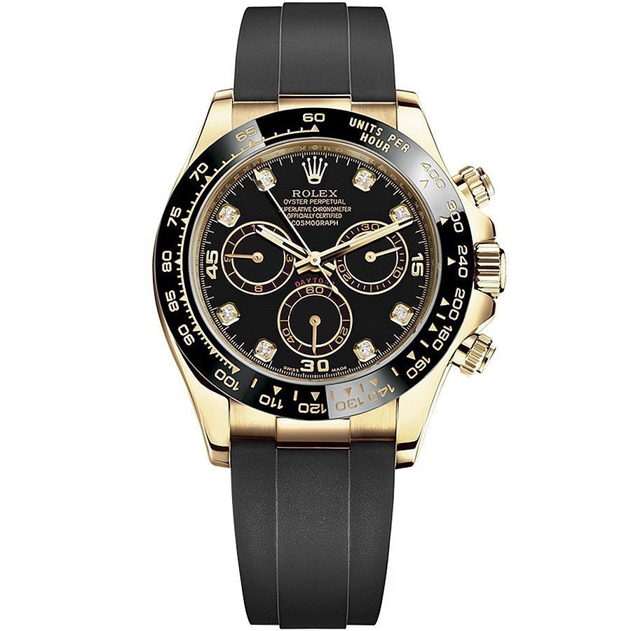Replica Rolex Cosmograph Daytona Gelbgold Schwarz Cerachrom 116518LN Schwarz mit Steinbesatz Replica Rolex Cosmograph Daytona Gelbgold Schwarz Cerachrom 116518LN Schwarz mit Steinbesatz