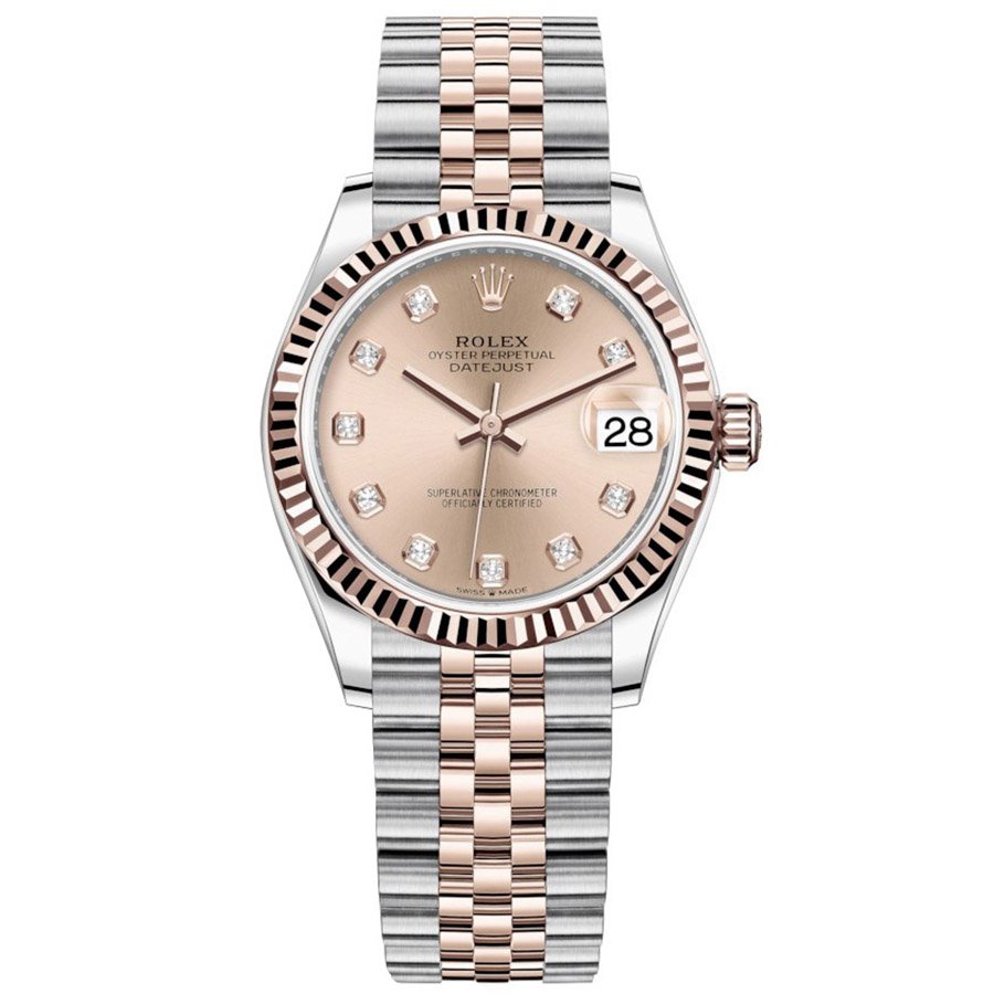 Replica Rolex Datejust 31 Everose-Rolesor Geriffelte Lünette, Jubilee-Armband 278271-0024 Replica Rolex Datejust 31 Everose-Rolesor Geriffelte Lünette, Jubilee-Armband 278271-0024