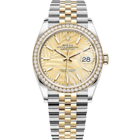 Replica Rolex Datejust 36 Gelbgold-Rolesor Steinbesatz Jubilee-Armband 126283RBR-0023 Replica Rolex Datejust 36 Gelbgold-Rolesor Steinbesatz Jubilee-Armband 126283RBR-0023