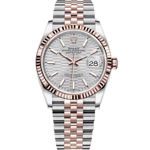 Replica Rolex Datejust 36 Everose-Rolesor Jubilee-Armband 126231-0031