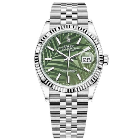 Replica Rolex Datejust 36 Weißgold-Rolesor Jubilee-Armband 126234-0047