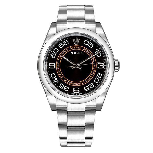 Replica Rolex Oyster Perpetual Schwarz und Orange Zifferblatt Arabische Ziffern 116034 Replica Rolex Oyster Perpetual Schwarz und Orange Zifferblatt Arabische Ziffern 116034