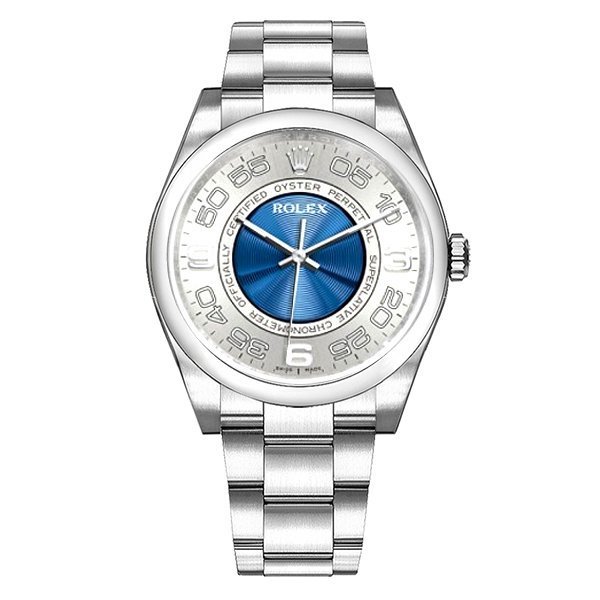 Replica Rolex Oyster Perpetual Silberfarben und Blau Zifferblatt Arabische Ziffern 116000 Replica Rolex Oyster Perpetual Silberfarben und Blau Zifferblatt Arabische Ziffern 116000