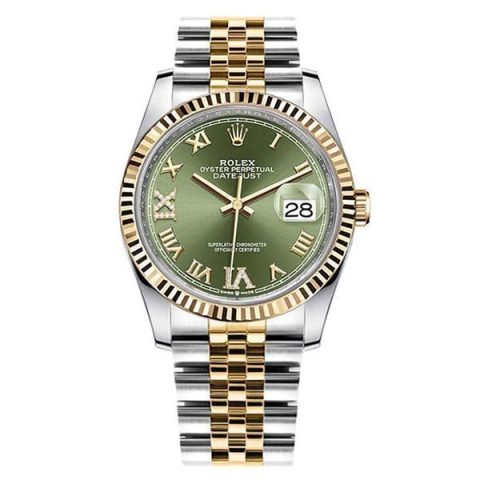 Replica Rolex Datejust 36 Olivgrün mit Steinbesatz Jubilee 126233 Replica Rolex Datejust 36 Olivgrün mit Steinbesatz Jubilee 126233