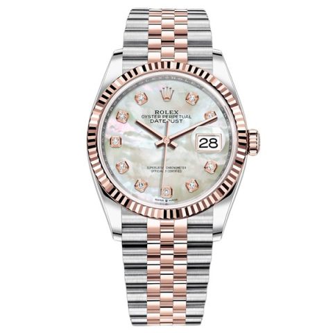 Replica Rolex Datejust 36 Weiß Perlmutt mit Steinbesatz 126231 Replica Rolex Datejust 36 Weiß Perlmutt mit Steinbesatz 126231