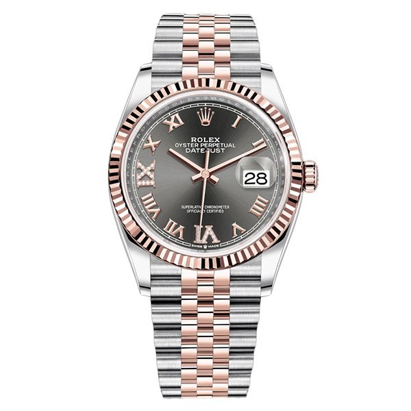 Replica Rolex Datejust 36 Dunkelrhodiumfarben mit Steinbesatz 126231 Replica Rolex Datejust 36 Dunkelrhodiumfarben mit Steinbesatz 126231