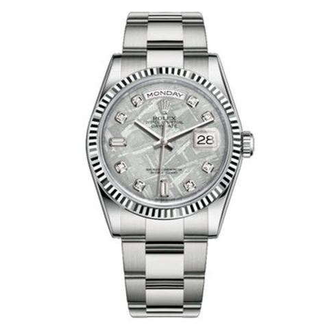 Replica Rolex Day-Date Damen Meteorit mit Steinbesatz 118239