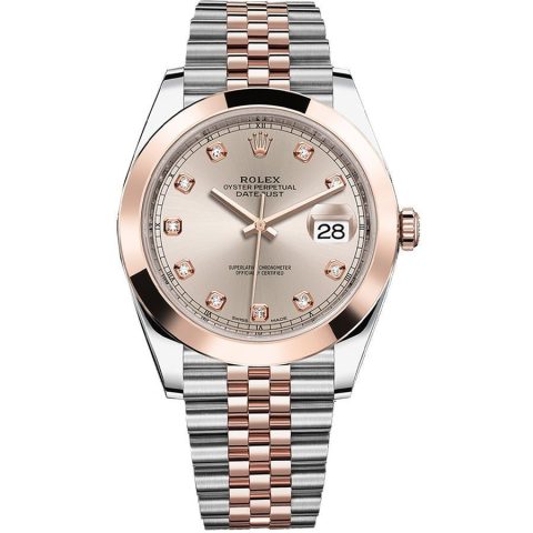 Replica Rolex Datejust 41 126301 Sundust mit Steinbesatz