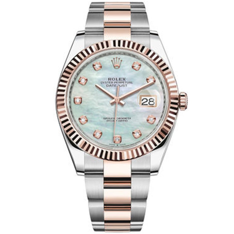 Replica Rolex Datejust 41 126331 Weiß Perlmutt mit Steinbesatz Replica Rolex Datejust 41 126331 Weiß Perlmutt mit Steinbesatz