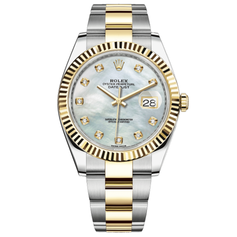 Replica Rolex Datejust 41 126333 Weiß Perlmutt Oyster-Armband Replica Rolex Datejust 41 126333 Weiß Perlmutt Oyster-Armband